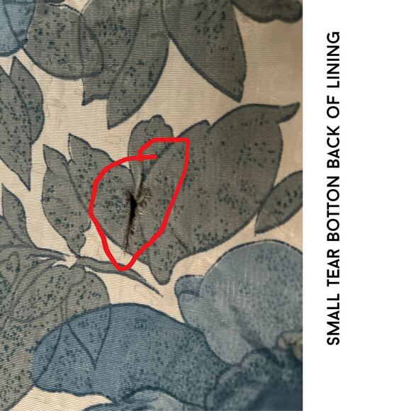 Vintage 1950s–60s Reversible Swing Coat – Peter Pan Collar, Navy, Floral, Size M - Picture 8 of 9